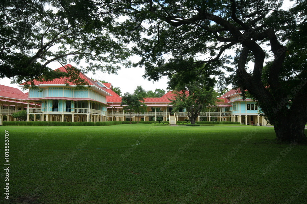 Mrigadayavan Palace of Love and Hope. Location on Cha-am,Phetchaburi province. Mrigadayavan Palace of Love and Hope. Location on Cha-am,Phetchaburi province.