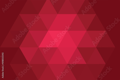 Light red abstract mosaic background. Triangular geometric sample with gradient. The best triangular design for your business.