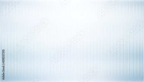 Vector ribbed glass texture background. Blue white grey green ribbed glass. Mesh gradient. acrylic ribbed bath surface. Reeded glass background semitransparent overlay. Bath wall window