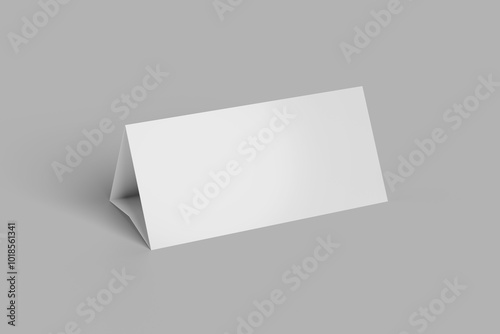 Landscape tent card for mockup