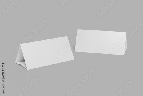 Landscape tent card for mockup