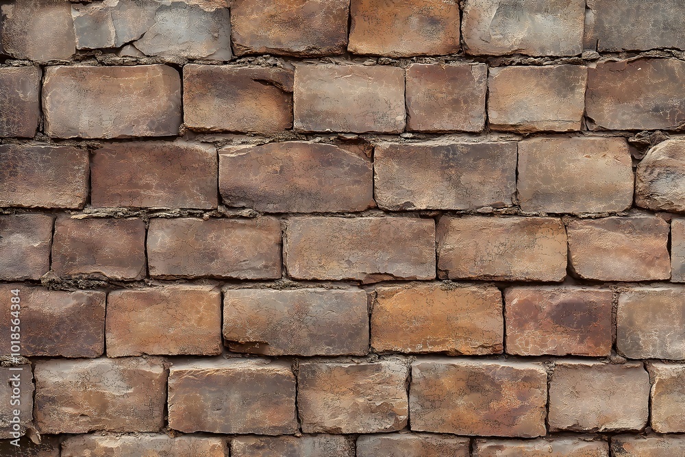 Brick Wall Texture in Shades of Red and Brown, With Natural Aging and Detail, High Resolution Wallpaper or Background Brick Wall Texture in Shades of Red and Brown, With Natural Aging and Detail, High Resolution Wallpaper or Background