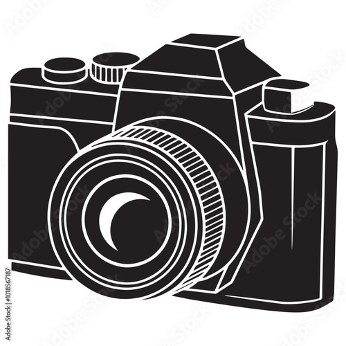 retro camera Silhouette