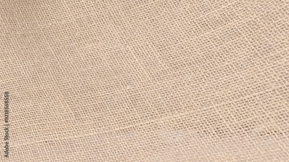 Obraz premium Brown cloth background, fabric texture for background, close up