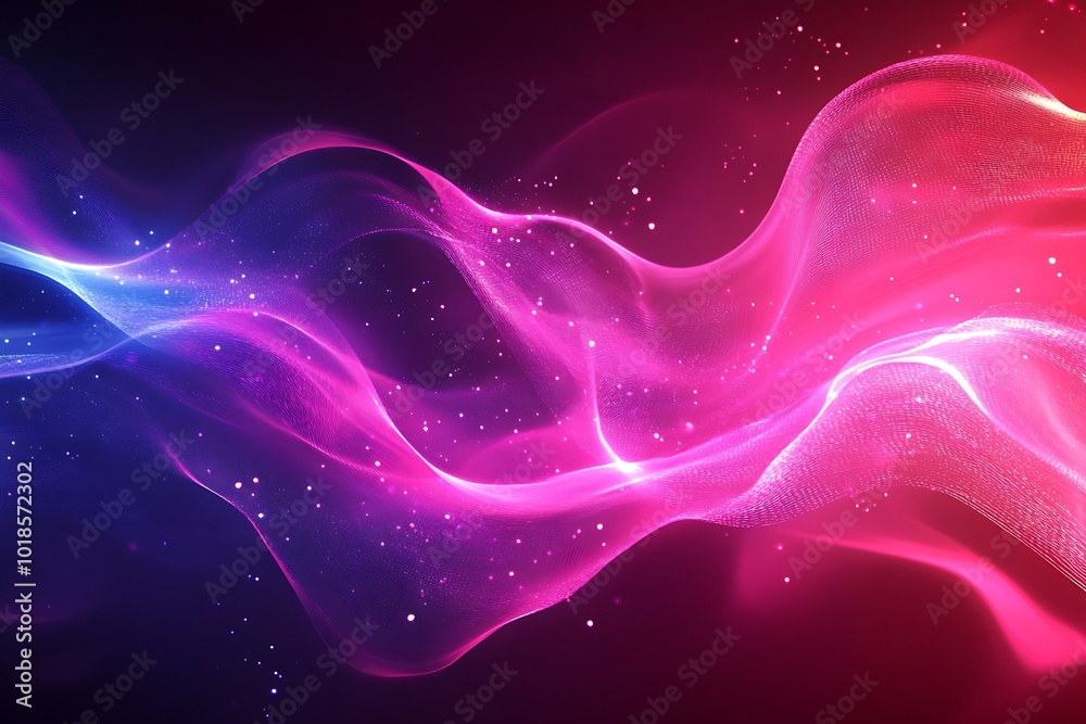 Abstract waves of pink, purple, and blue light flow in a fluid and dynamic motion, symbolizing energy, creativity, and the seamless blend of colors in digital art. Abstract waves of pink, purple, and blue light flow in a fluid and dynamic motion, symbolizing energy, creativity, and the seamless blend of colors in digital art.