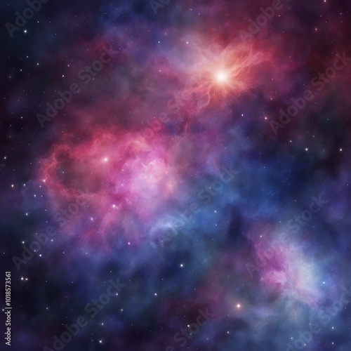 galaxy nebula outer space illustration background