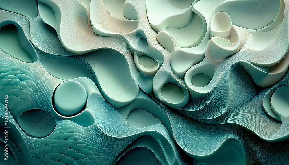 Obraz premium Organic Shapes Background