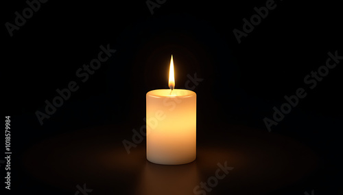 candlelight glowing black background creating peaceful mood