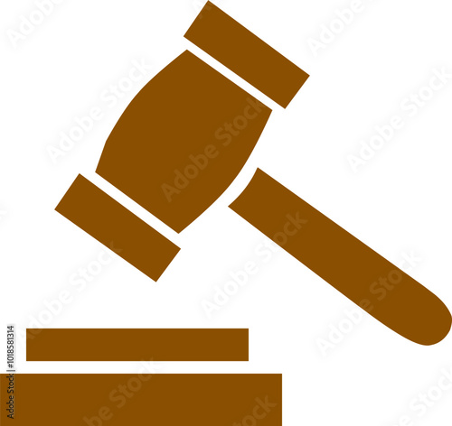 The Judge's Gavel Knocked, decision making, video footage animation