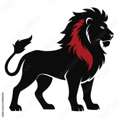 Lion animal vector silhouette