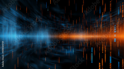 Flowing tech data with futuristic vibes