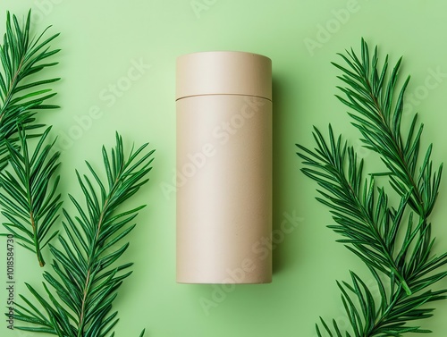 Wallpaper Mural Natural deodorant in paper tube packaging, sustainable beauty, eco-friendly and plastic-free personal care Torontodigital.ca