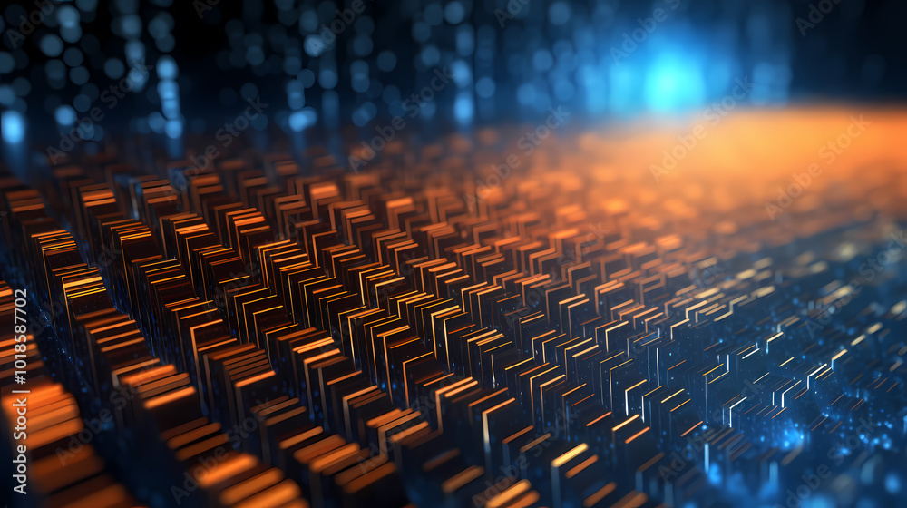 Flowing tech data with futuristic vibes