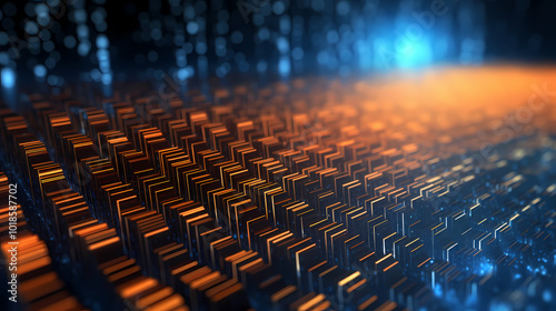 Flowing tech data with futuristic vibes