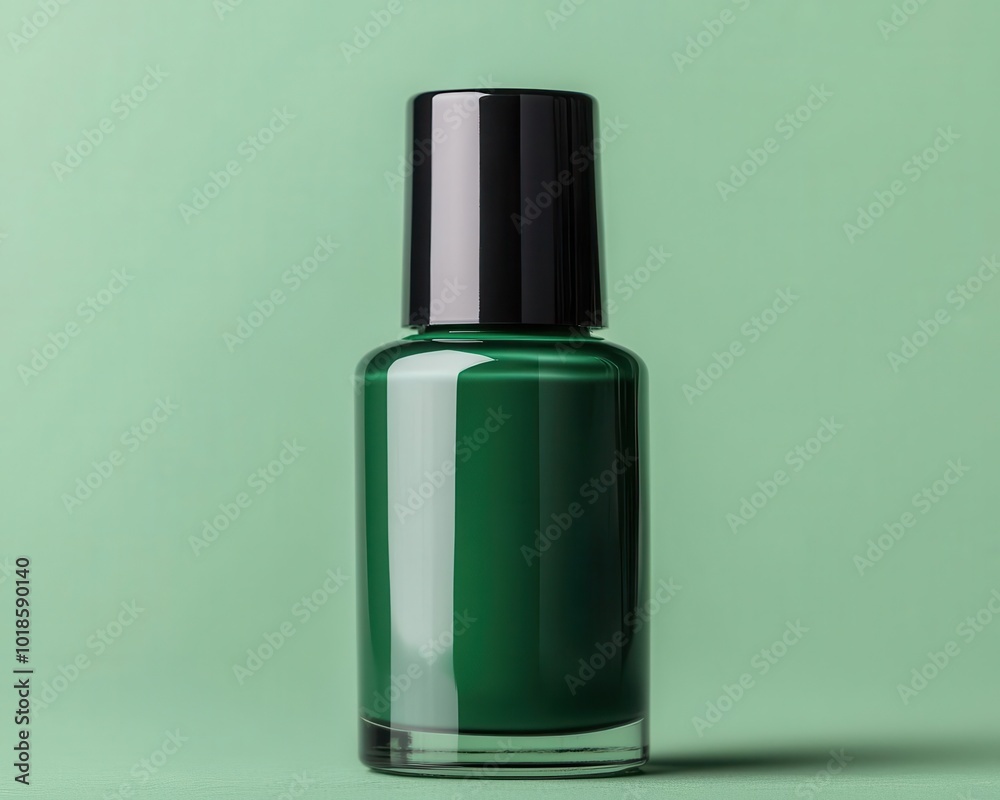 Vegan nail polish in recyclable glass bottle, sustainable beauty, eco-conscious packaging for nails Vegan nail polish in recyclable glass bottle, sustainable beauty, eco-conscious packaging for nails