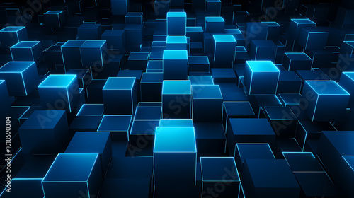 Modern geometric cubes
