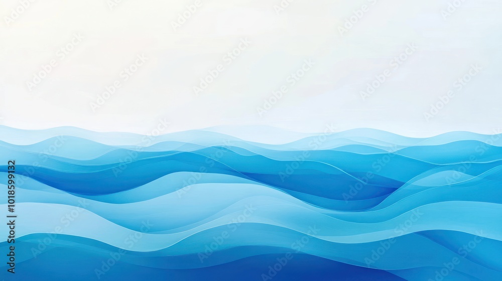 Abstract Blue Waves Abstract Blue Waves