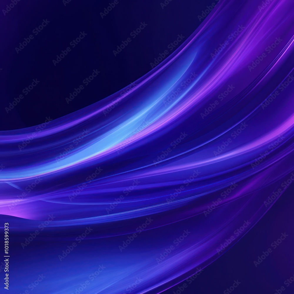 Abstract Blue and Purple Swirls
