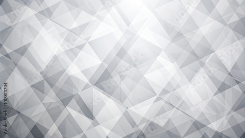 Asymmetrical abstract white and gray geometric modern gradient background