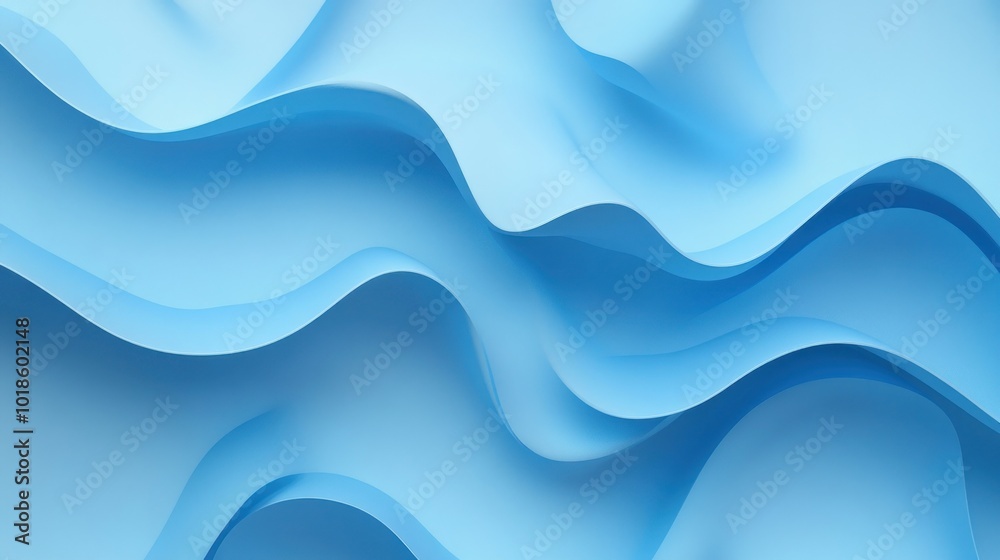 Abstract Blue Waves Abstract Blue Waves