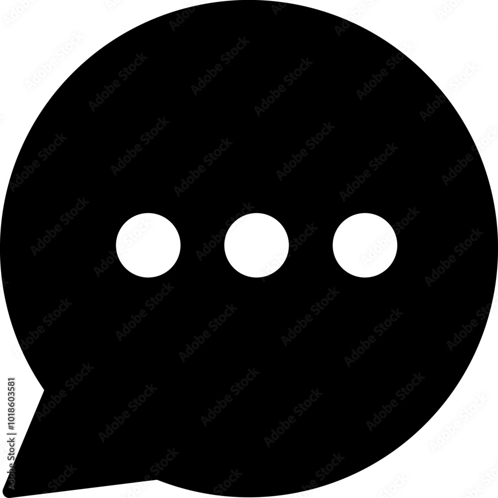 Fototapeta premium chat box icon, user interface icon for mobile app, web design, uiux