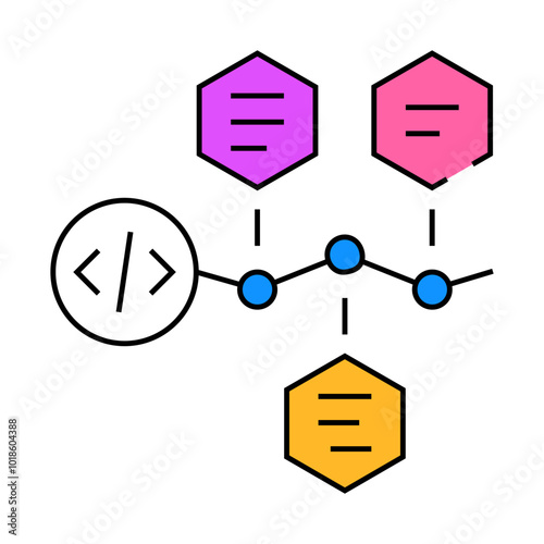 software deployment line icon vector. software deployment sign. isolated symbol illustration