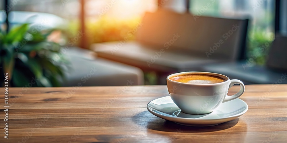 asymmetrical cup of coffee on the table asymmetrical cup of coffee on the table