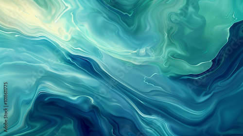 abstract background with shades of blue waves