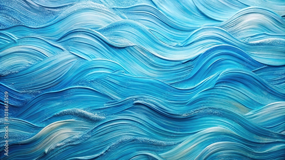 asymmetrical wavy painterly light texture painted with oil brushstrokes of blue colors asymmetrical wavy painterly light texture painted with oil brushstrokes of blue colors