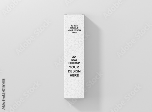 Flat Long Rectangle Box Mockup Vol. 1