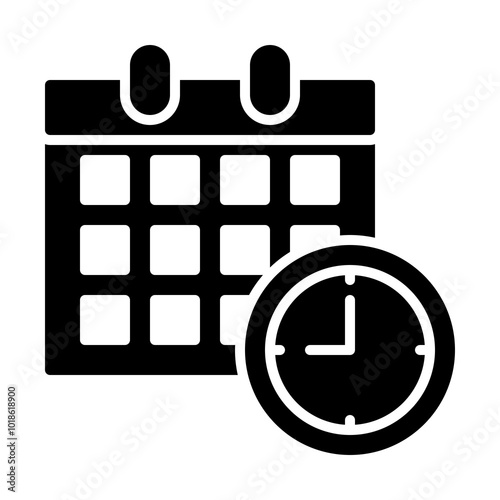 Icon representing time management and business scheduling.