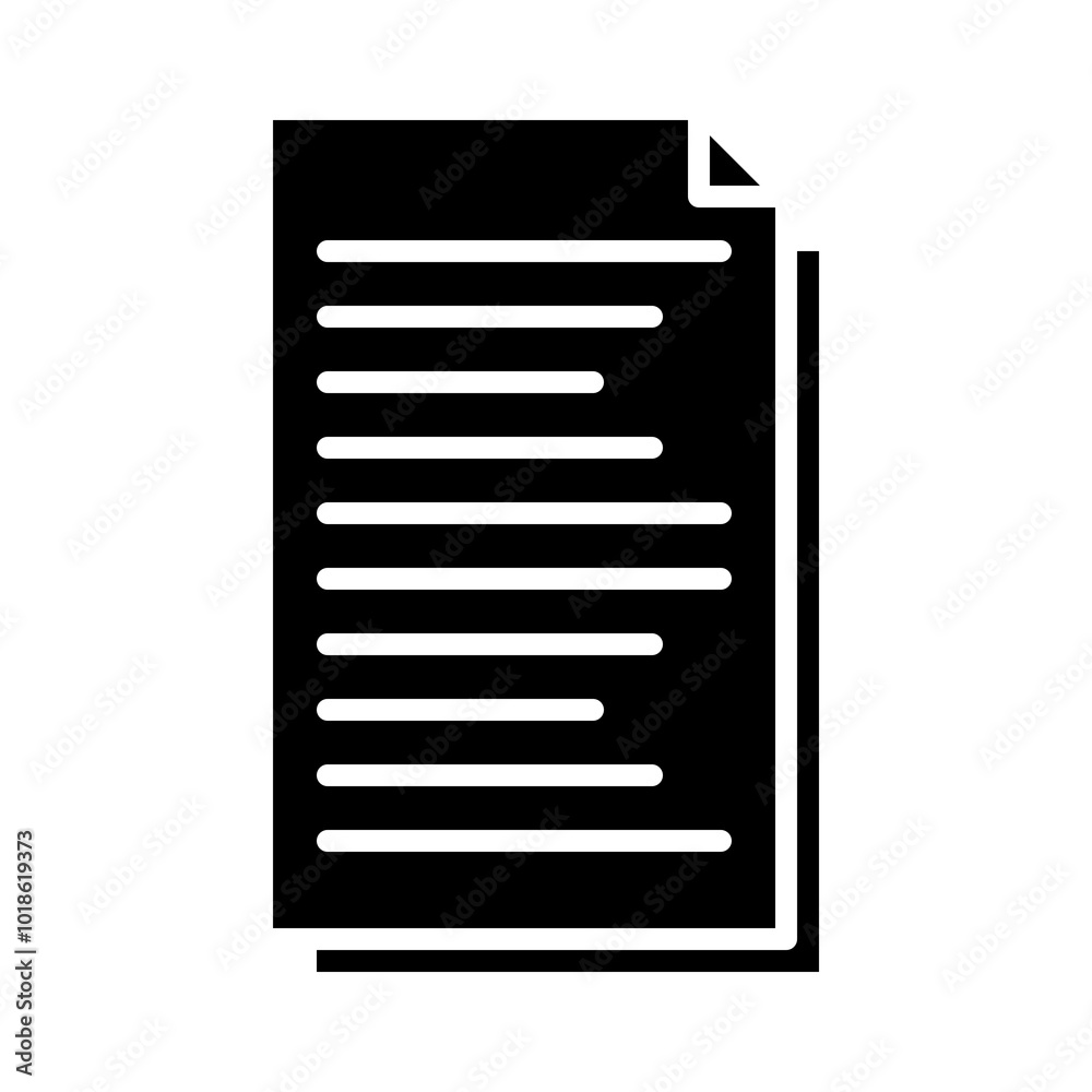 A paper icon symbolizing documents, reports, and written communication. A paper icon symbolizing documents, reports, and written communication.