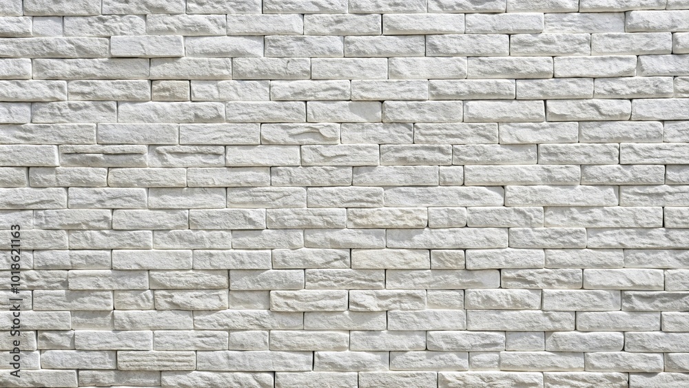 Fototapeta premium Background of high detailed white stone wall