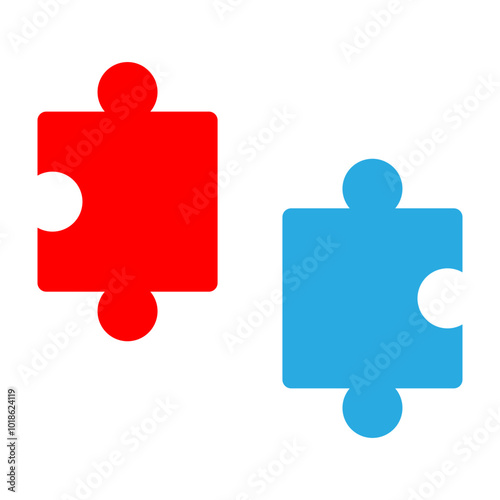 Puzzle Vector Flat Icon Design