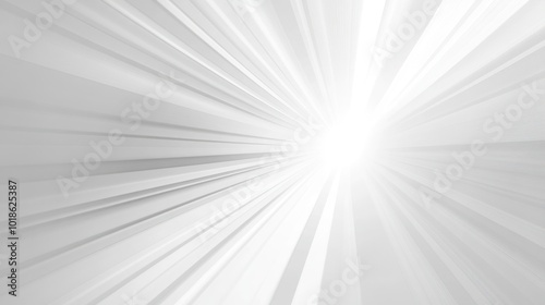 Abstract White Radiating Lines Background