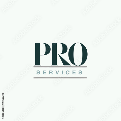 pro logo Services Logo, Vector Logo Design, Typography logo design, 