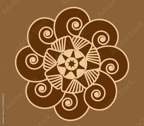 abstract floral background .