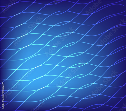 abstract blue background with lines.