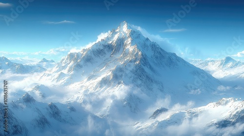 Wallpaper Mural Mountain peak Torontodigital.ca