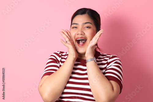 Woman with Braces