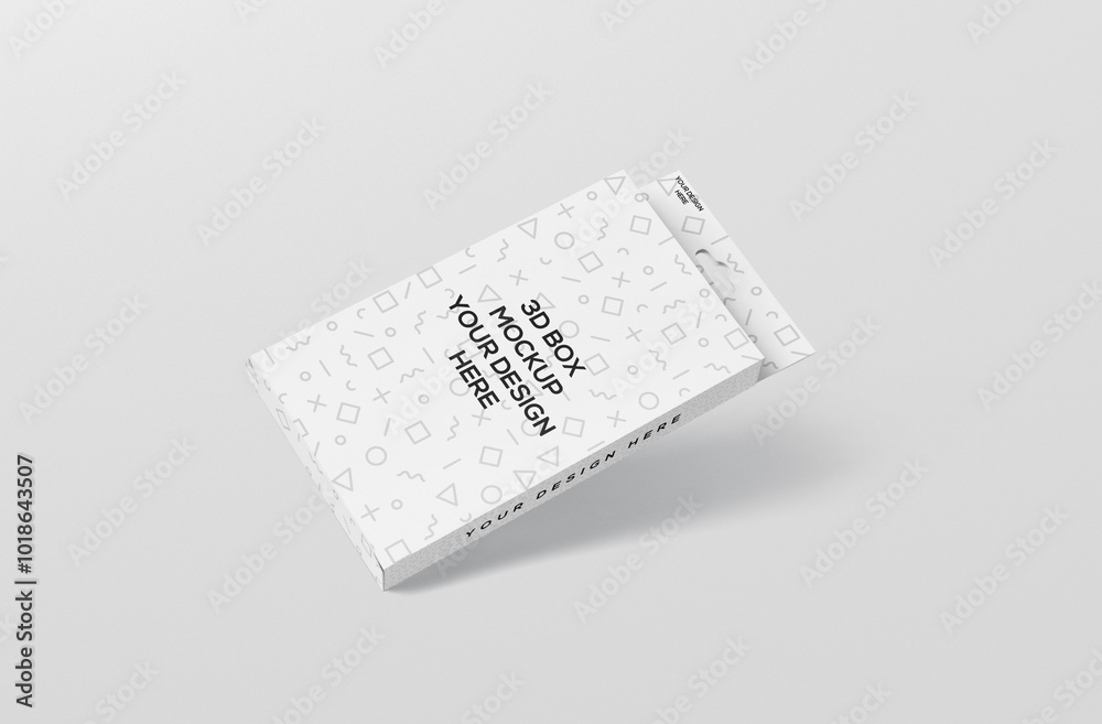 Flat Medium Rectangle Box with Hanger 5