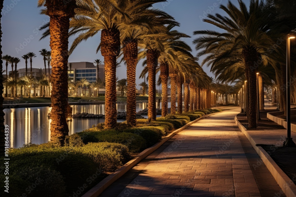 Obraz premium trees on the beach