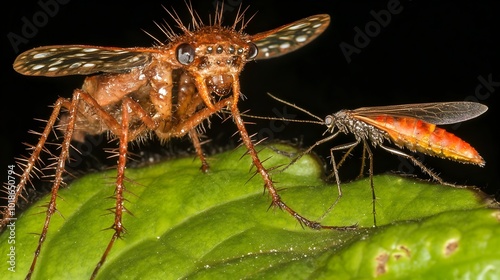 Pitcher Plant's Deadly Trap Ensnares Unsuspecting Insect photo