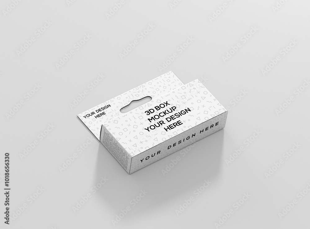 Wide Small Rectangle Box with Hanger 5 Wide Small Rectangle Box with Hanger 5