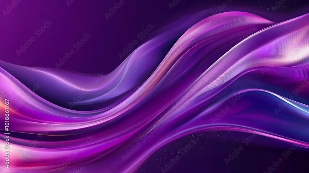 Captivating Abstract Purple Fluid Waves in Dynamic Motion Captivating Abstract Purple Fluid Waves in Dynamic Motion