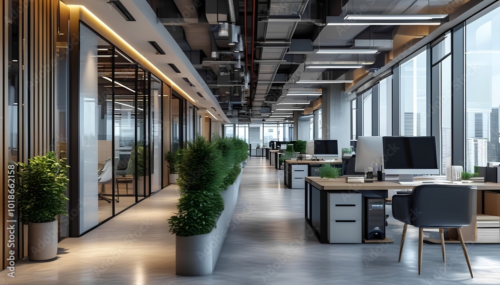 Business office work office Generation IA Business office work office Generation IA