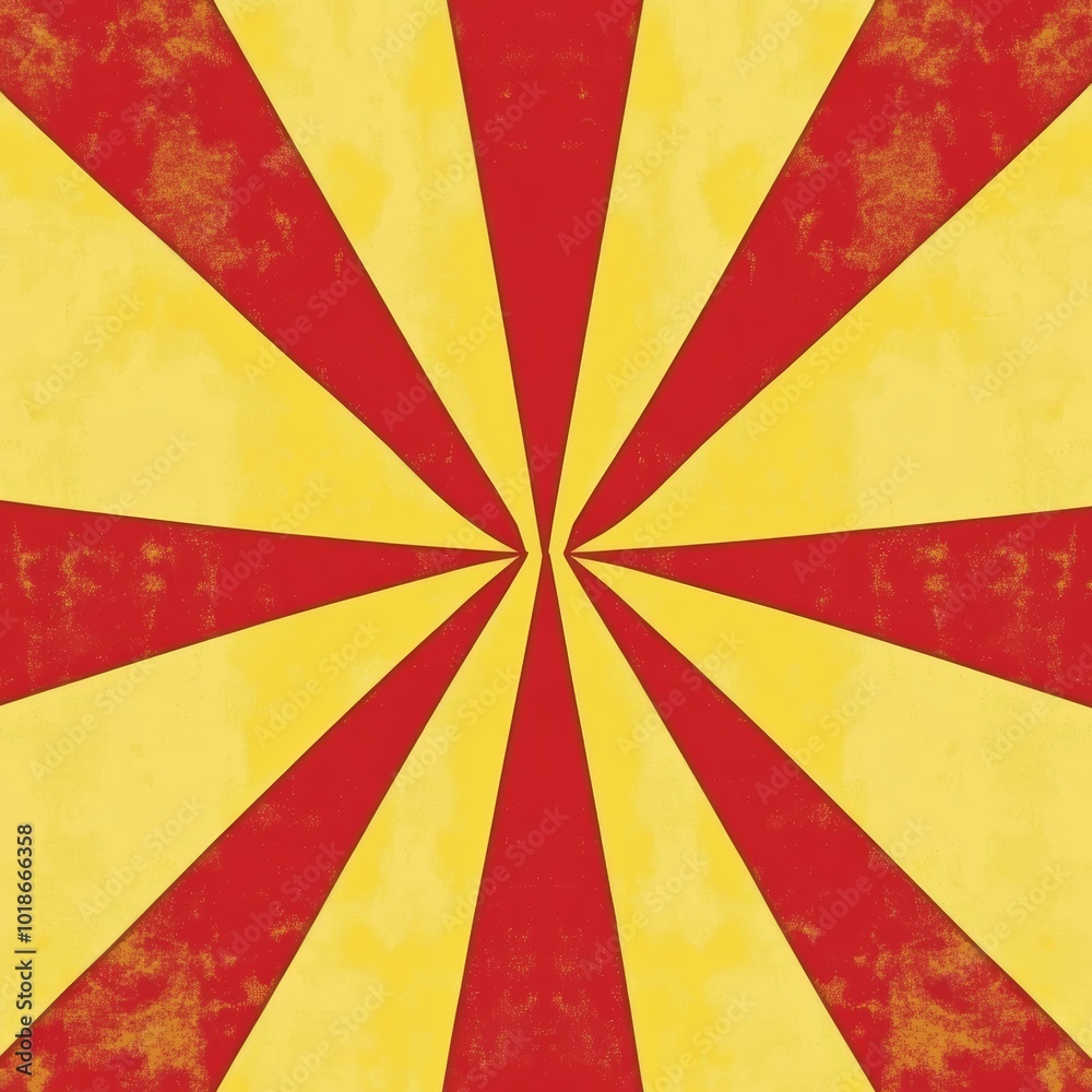 Vibrant red and yellow radial pattern creating a bold visual effect. Vibrant red and yellow radial pattern creating a bold visual effect.