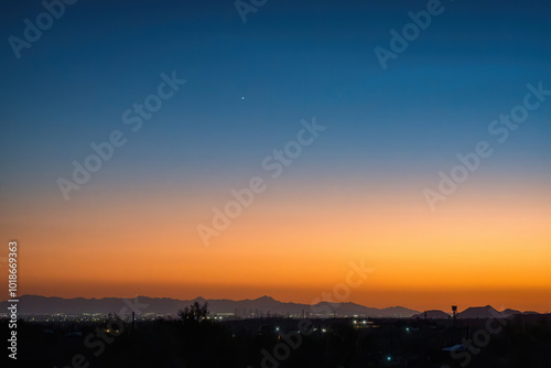 Arizona desert at Sunset