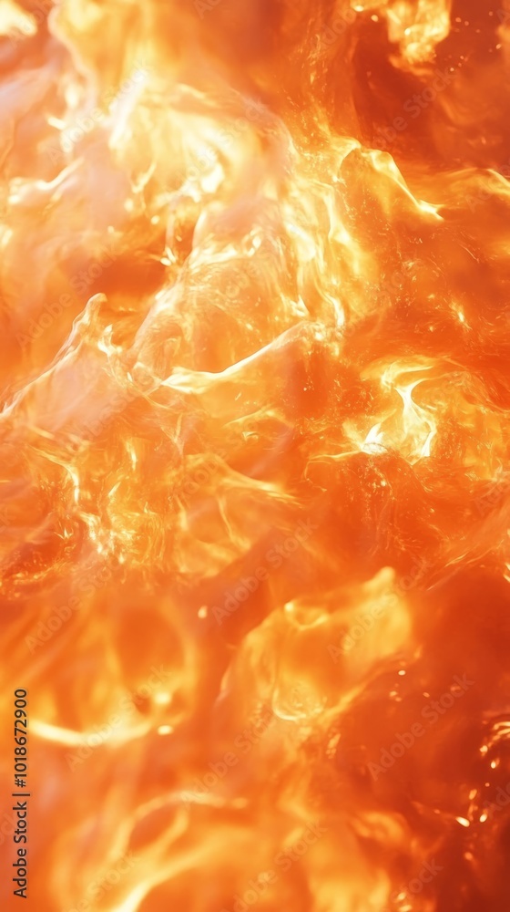 Dynamic and vibrant flames captured in an intense orange glow. Dynamic and vibrant flames captured in an intense orange glow.