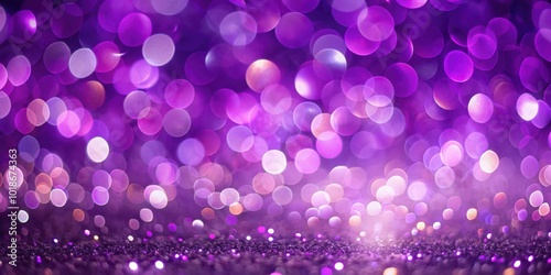 Purple abstract background with bokeh defocused lights perfect for Christmas celebration photo